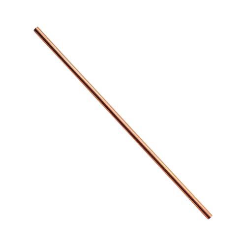 SZLIZHUO 1 Stück 99,98% reines Kupfer Rundstab Ø 7mm in 305mm Länge Kupferstab Diy Handwerk Kupfer Rundstab Handwerksmaterial T2 runder Stäbe（ 1,7mm x 305mm）