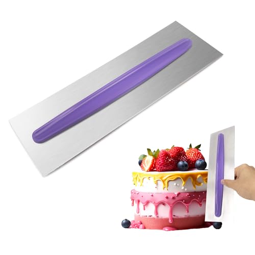 Kuchenschaber Edelstahl Tortenspachtel Icing Buttercreme Glätter Kuchen Dekorieren Kamm DIY Backen Werkzeuge