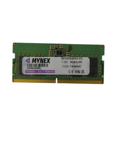 Image of MYNEX 8GB DDR5 5600MHz Laptop RAM CL46 | Next-Gen High-Speed SODIMM Memory for Gaming, Multitasking & Professional Laptops