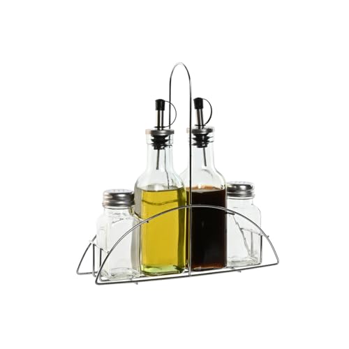 ACEITERA VINAGRERA SET 4 CRISTAL 22,5X6X23 300ML