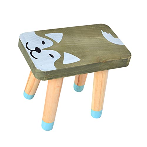 Mikinona Heces De Animales Taburete De Madera