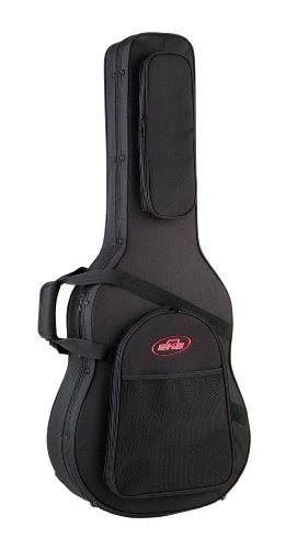 Skb Acoustic Soft Case With Eps Foam Interior/Nylon Exterior, Back Straps,Black #TOP3