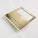Tele style Guitar bridge w/Humbucker pickup hole,Modern 6-Saddle, Gold Plated