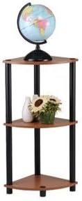 Momentum Furnishings PBF-0286-303 Corner Shelf , 3 Tier, Cherry