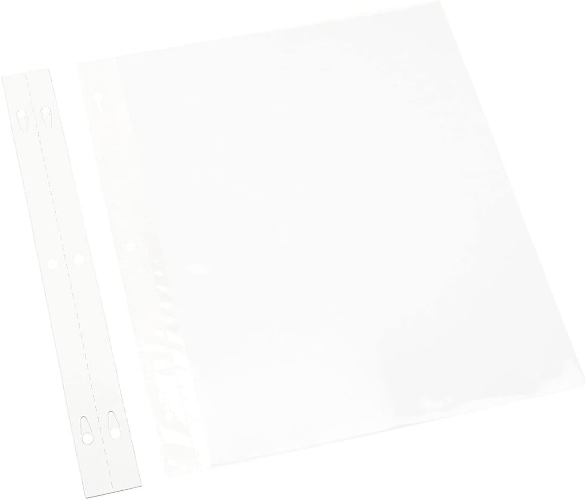 Pioneer Photo Album #RW85 Deluxe E-Z Load Scrapbook Refill Pages, 8x11", White, Pack of 6