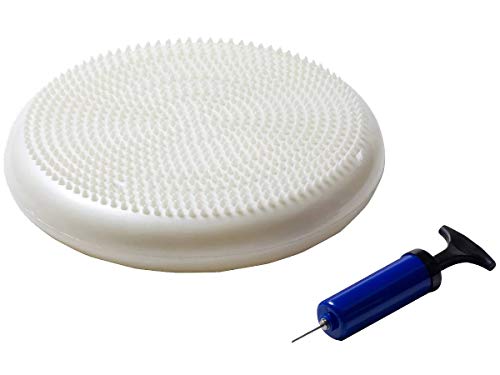 キャタピー エクササイズバランスボール パールホワイト  バランスクッション  CF-003