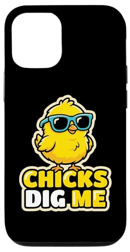 Chicks Dig Me �C�[�X�^�[ ���[���A �z���f�[ �G�� �t �_�� �X�}�z�P�[�X iPhone 12/12 Pro �p