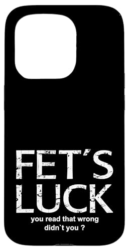 FET'S LUCK - You Read That Wrong Funny Word�Q�[���f�U�C�� �X�}�z�P�[�X iPhone 15 Pro �p