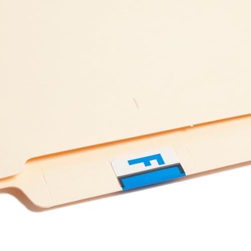 Étiquette autocollante couleur code Smead BCCR F bleu 31mm - 6