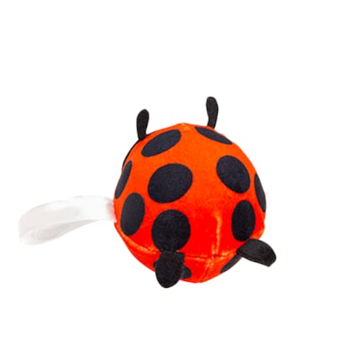 Stress Buster Stress Reliever For Kids/Adult Plush Pinch Decompression Vent Ball Water Beads -Squeeze Squishy Ball With Soft Plush Cover On The Outside Multiple Characters (Ladybug) #TOP2
