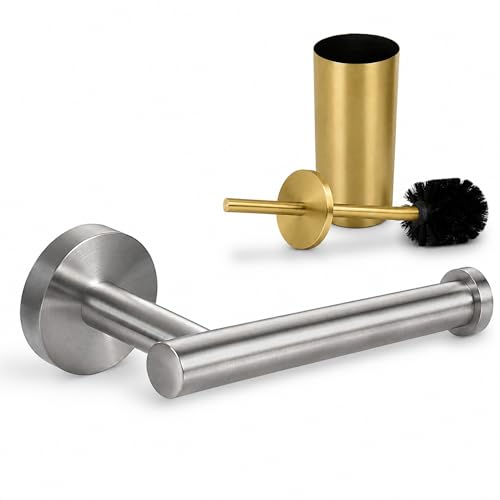 YGIVO Premium Stainless Steel 3-Piece Bathroom Hardware Set Bathroom Holders Set Modern Towel Bars Set Bathroom Accessories Kit Wall Mounted