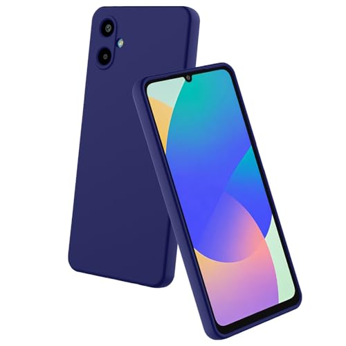 Image of Back Cover for Samsung Galaxy F06 5G / M06 5G | Full Camera Protection | Premium Liquid Silicon Case | Flexible Bumper Case for Samsung Galaxy F06 5G / M06 5G (Dark Blue)