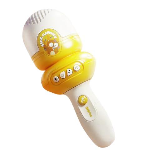 Générique Microphone Enfant | Microphone Karaoké avec Musique Intégrée - Dispositif de Chant avec Enregistrement et Musiques Intégrées pour Filles et Garçons à Partir de 3 Ans