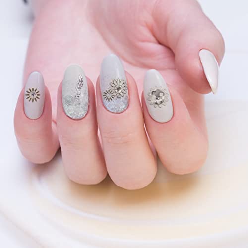 Futvart Nail Stickers For Nail Art 3D Rhinestones Nail Art Stickers Self Adhesive Nail Decals Luxury Diamond Nail Design Stickers With Tweezers (6 Sheets) #TOP4