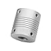 DINGGUANGHE-CUP Coupler Shaft Coupling for 3D Print Accessory Diameter 19.1 Length 19.1 Inner Hole 5 8mm Aluminum Alloy for Stepper Motor Metal (Inner Diameter : 5mmx8mm)