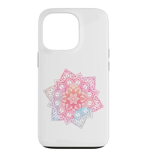 Colorful Floral Mandala Sacred Fractal Geometry Good Vibe �X�}�z�P�[�X iPhone 13 Pro �p