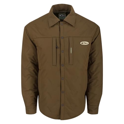 Amazon.com: Drake Waterfowl Men's LST Double Down Jac-Shirt