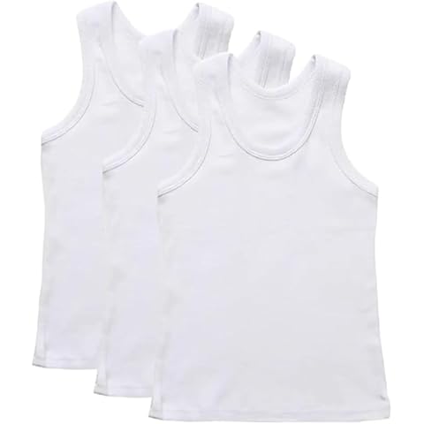 ArkXani Boys Cotton Vests Pack of 3 Cover