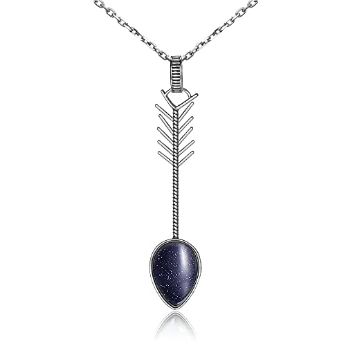 Collier poire s925 en pierre de lune naturelle pour sublimer vos tenues