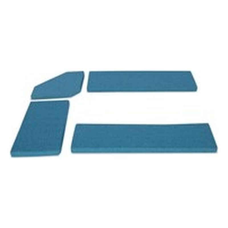 Riverbay Furniture 4 Piece Cushion Set for Breakfast Nook in Vintage Blue (Nook NOT Included)