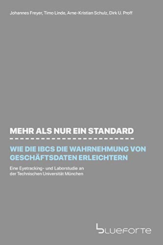 Mehr als nur ein Standard - wie die IBCS die Wahrnehmung von Geschäftsdaten erleichtern: Eine Eyetracking- und Laborstudie an der Technischen Universität München (German Edition)