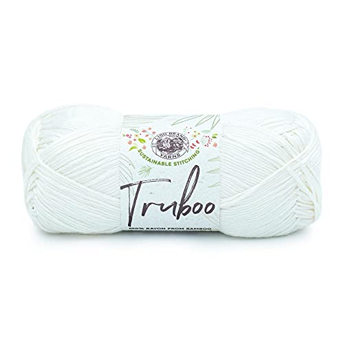 Image of (1 Skein) Lion Brand Yarn Truboo Yarn, White