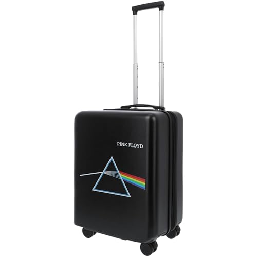 FUL Pink Floyd 22.5 Inch Carry On Luggage, Hardshell Rolling Suitcase with Spinner Wheels, Black, Black, 22.5 Inch, Pink Floyd 22.5 Inch Carry on Luggage, Hardshell Rolling Suitcase with Spinner