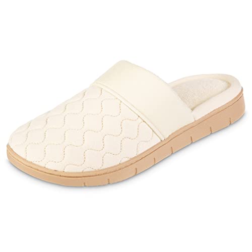Isotoner Women's Clean Water Clog Slippers, Sandtrap, 7.5-8 #TOP13
