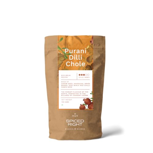 Image of Purani Dilli Chole Masala Powder - 1kg Bulk Pack | No Onion Garlic | Authentic Old-Delhi Chana Masala for Cloud Kitchens, Caterers & Restaurants| No Preservatives, Traditional Indian Spice Blend