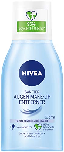 NIVEA Desmaquillante de ojos suave para la zona sensible de los ojos, 125 ml