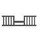 Child Craft Toddler Bed Guard Rail for Convertible Crib, Cool Gray