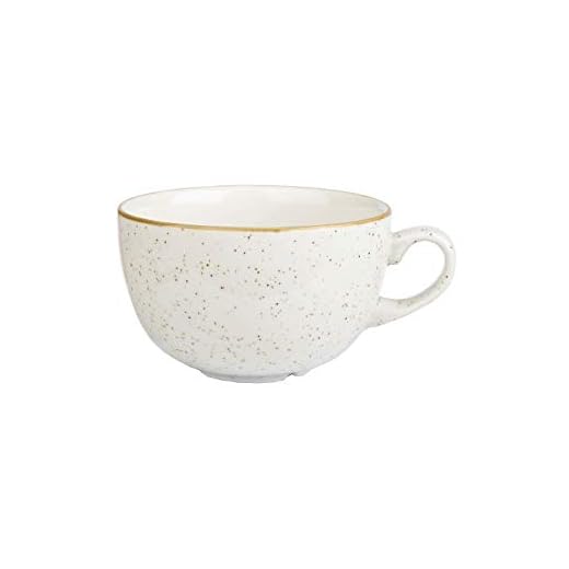 Kadida Churchill Stonecast -Cappuccino Cup- Inhalt: 50cl, Farbe wählbar (Barley White)