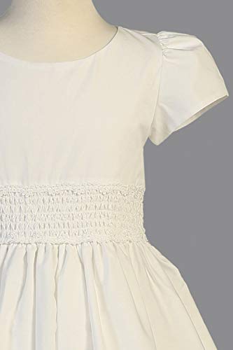 Swea Pea & Lilli White First Communion Dresses with Sleeves for Girls 7-16 - Doll Dress Available - 100% Cotton3