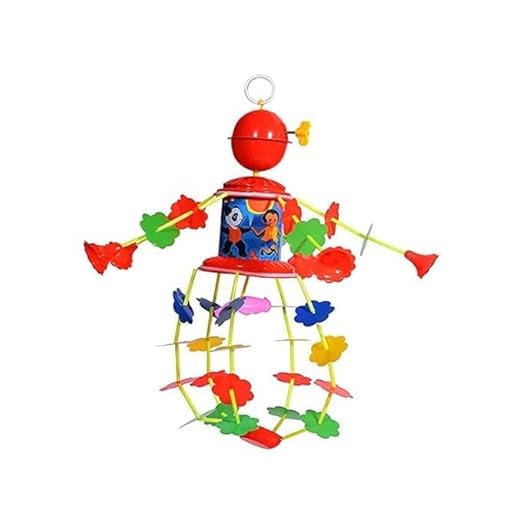 Zinnia Battery Operated Merry Go Round Toy, Hanging Cradle Musical Jhoomer with Soothing Sound for Babies, Merry go Round Toy for New Born Baby (B0D9KBCSXJ) Amazon Price History, Amazon Price Tracker