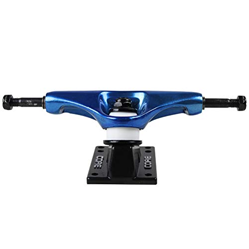 Core Skateboard Trucks 5.0" Aluminum (Choose Your Color) (Metallic Blue/Black)