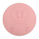 Kisangel Springseilmatte 60CM Rosa - 1 Stück Dicke TPE Gymnastikmatte, Rutschfest & Schalldämpfend, Anti-Schlag Unterlage für Home Fitness Yoga Indoor