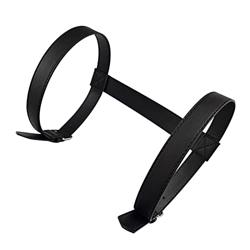 EKDJKK - Coperta da picnic portatile in pelle PU, per campeggio, festival, picnic, moto e cinghie (nero)