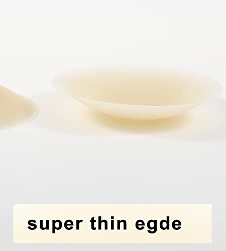 Image of PRETTYWELL Nipple Covers - Waterproof Silicone Nipple Pasties for Women - Reusable Sticky Breast Petals with Case
