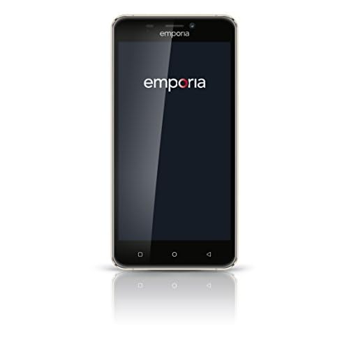 Emporia SMART.2 12,7 cm (5 Zoll) Smartphone (8MP Kamera, 16GB Speicher) Blueberry/Chrom