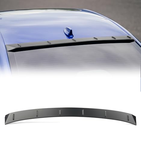 Xprite Roof Spoiler Compatible with 2021 2022 2023 2024 2025 2026 Honda Civic Sedan 11th Gen, JDM Style ABS Rear Window Spoiler Visor Wing – Matte Black by Xprite - Used condition - US$66.49