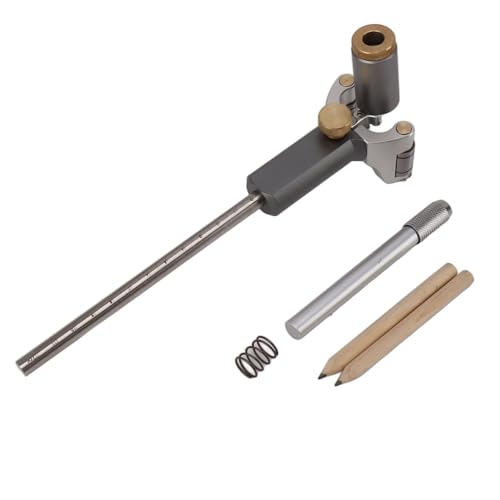 Vitdipy Wheel Marking Gauge, Multifunctional Woodworking Linear Arc Dual purpose for Scribing Drawing Tool