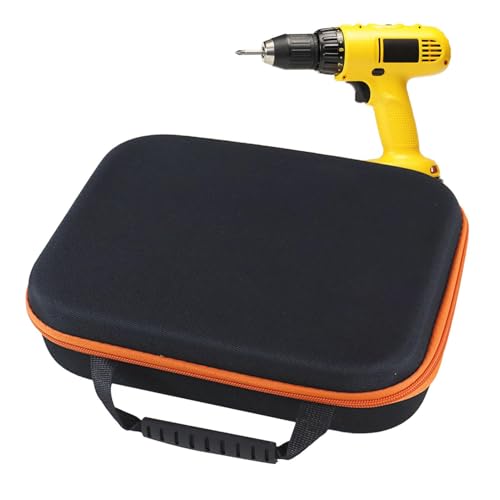 Hartschale Werkzeug Aufbewahrungstasche, Werkzeugtasche, 31x21x8 cm Tragbarer Reißverschluss Werkzeugkoffer, Tasche, Werkzeugrucksack Oxford-Stoff, Werkzeug-Organizer Für Elektrische Bohrmaschine