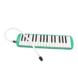 Amosfun 32 melodica keyboard pianica melodica key instrument with electronic piano keyboard 37 key melodica piano keyboard for kids green melodica student electric Piano piece