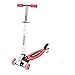 Trottinette Pliable Bars Scooter, Scooter adulte, Scooter Roues, Coup de pied coup de pied pliant for enfants garçons / filles, amortissante enfant en bas âge réglable avec PVC Roue, 50 kg de charge,