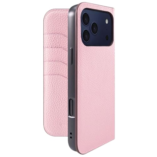 �{�v�E�H���b�g�P�[�X For IPhone 17/17 Air/17 Pro/17 Pro Max�p�A�X�^���h�@�\�t���t���b�v�t�H���I�J�o�[�A�V���R���\�t�g�G�b�W�V�F��(Pink,17 Pro Max)