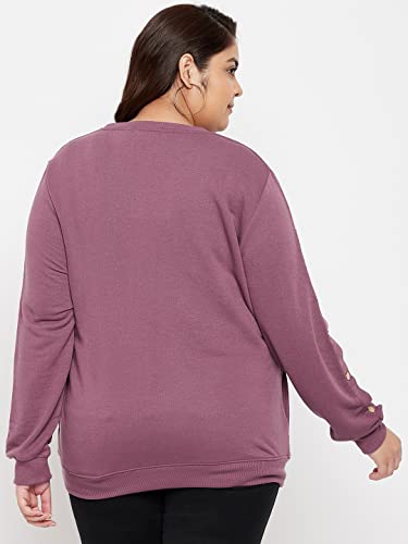 Image of AUSTIVO Women Solid Sweatshirt