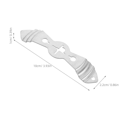 RUNROTOO キャンドル作り用ステンレス製芯ホルダー8個セット - 芯センタリング装置 - DIYアロマキャンドル作り用品用長さ3.9インチの芯ホルダー [4]