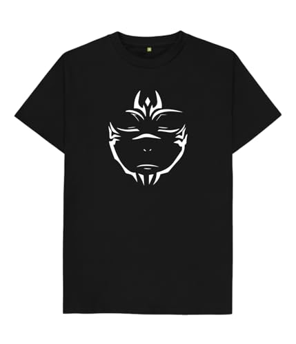 Image of SUKUNA Jujutsu Kaisen Night Glow Crew Neck Regular T-Shirt for Men & Women Black