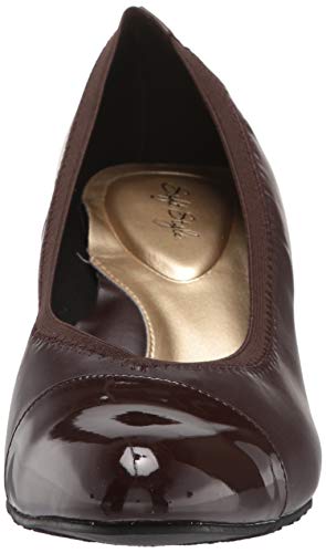 Soft Style By Hush Puppies Daryn Pump, Dark Brown, 9.5 M Us #TOP1