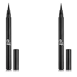 E.l.f. Studio Intense Ink Eyeliner in Blackest Black 0.088oz/2.5g, 2 Pack